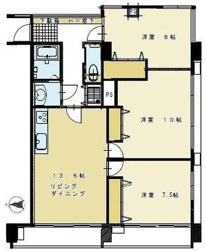 第三宮廷マンション605号室 平面図.jpg