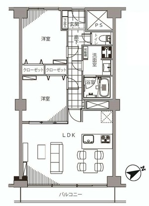 代官山マンション610間取り.jpg