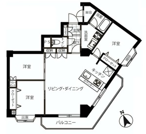 ライオンズマンション千駄ヶ谷403間取り.jpg